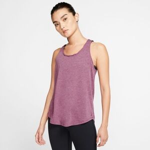 Nike Dri-Fit Yoga Twisted Keyhole Back Tank Top
